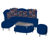 Blue Patriots sofa