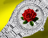 Rose Iced out watch