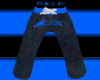 {bbc}E'Bape blue shorts