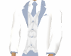 BBLU/White Suit Top