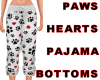 Paws Hearts PJ Bottoms