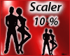 10 % Scaler 