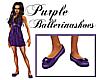 Purple Balleringashoes