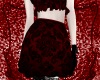 Red Damask Skirt