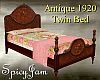 Antique 1920 Twin Bed Pk