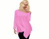 Draped Sweater Pink