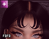 gabriela black + bangs