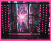 Black Pink Light Curtain