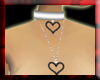 {DL} Blk Heart Choker