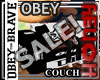 OBEY The Braves Couch