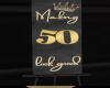 50th Birthday Easel
