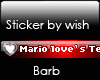 Vip Sticker Mario Loves
