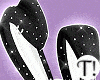 T! Bunny Fur Black Bdle
