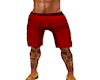 S4 Red Tat Shorts