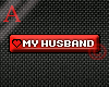 My Husband Sticker / Tag