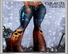 Leather Skull Pants