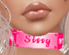 Pink PVC Collar - Sissy