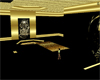 black and gold room