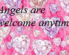 angels are welcome rug