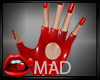 MaD Red Pvc Gloves