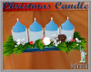 Christmas Candle CtrPiec