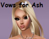 Wedding Vows for Ash