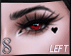 -S- Heart Eye Sticker L
