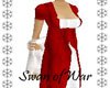 Red Winter Snow Gown