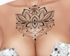 # Lotus chest tattoo