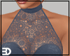 Hippe Lace Denim Crop