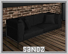S. Black Modern Sofa