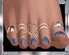 DC.FEET RING+NAILS JEANS