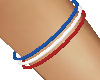 red white n blue armband