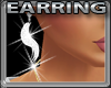 Diamond Feather Earrings