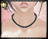 Necklace Pearls Black