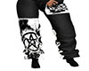 Black Print Jeans