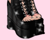 ! Laced stompers