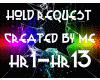 Hold req. created by me