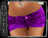 Country Shorts Purple