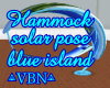 hammock solar blue