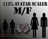 115% Scaler * M/F*