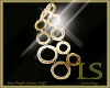 LS~Gold Circles Earrings