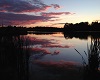 sunset..ooms pond