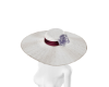 EMMIE WHITE FLORAL HAT