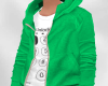 zipper hoodie tee