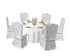 All White Guest Table