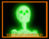 Halloween Skelet Flag