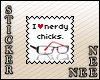 *Nee* I love nerdy chick