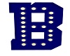 BLUE LETTER B