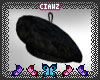 C! Black Suede Beret